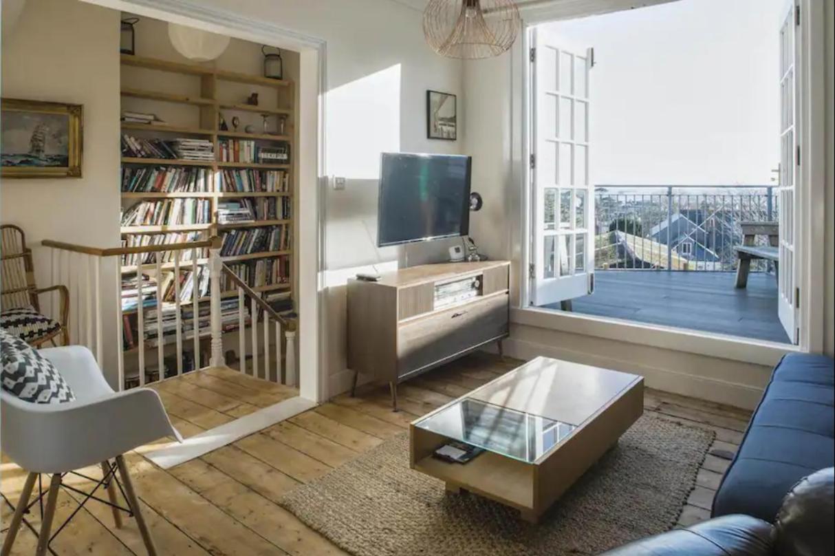 Falmouth Townhouse With Panoramic Sea View Terrace Εξωτερικό φωτογραφία